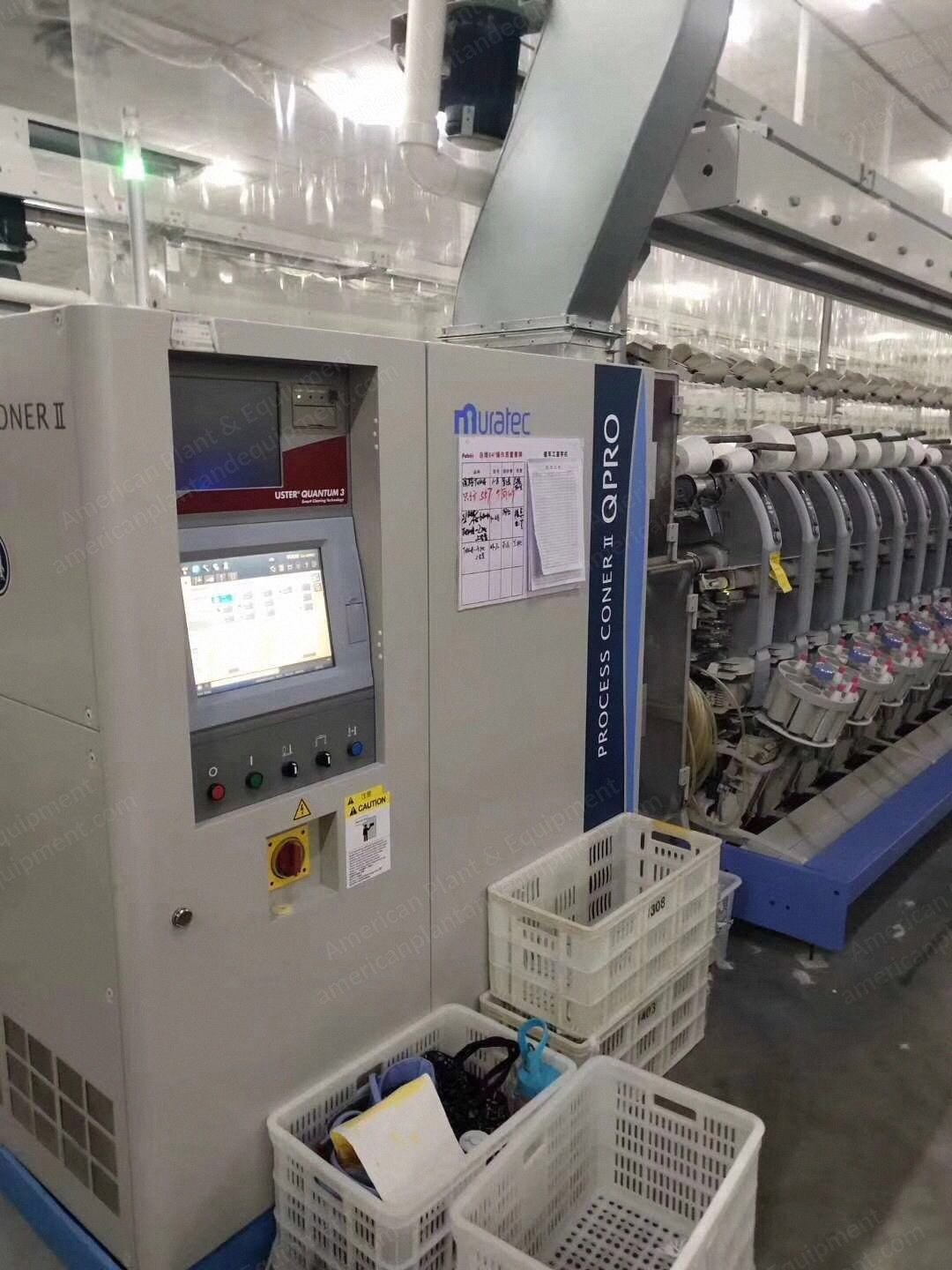 Muratec, QPRO, 2013, 72 Spindles, with Waxing, Foreign Fiber Detector