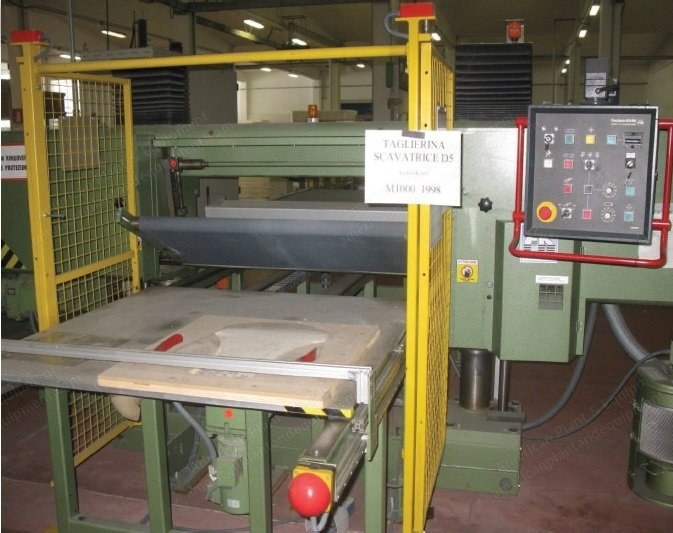 Fecken-Kirfel, D5, 1998, Form Profile Cutting Machine, 1250mm Working Width, Reversing Cutting Unit