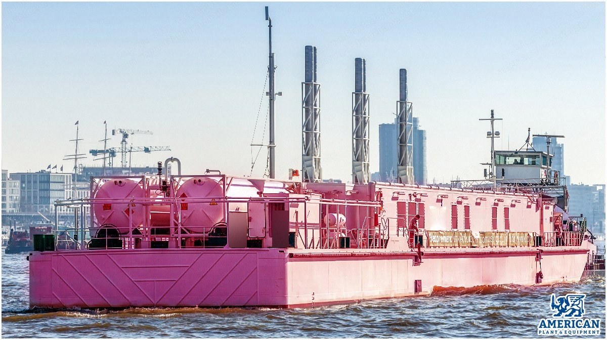 Hummel, LNG Clean Power Generating Barge, 2014, 7.5MW, 50/60 Hz, 76.7x11.9x4m