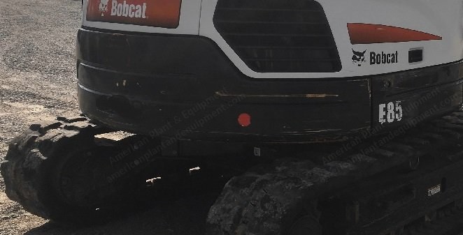 Bobcat, E85, 2013, 1950 Hours, Cab with AC, Backfill Blade