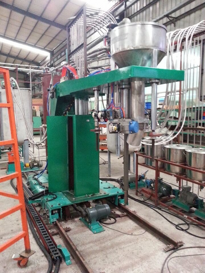 NovaStar, FG158, Automatic Box Foaming Machine, 360 kg/bun Max Output, 11 kW Mixing Head, Viking Pumps