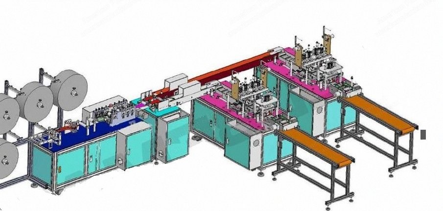 NovaStar, FM240, Medical Mask Machine, 100 pcs/min, 175x95mm, Ultrasonic Welding 20KHz, 9kW