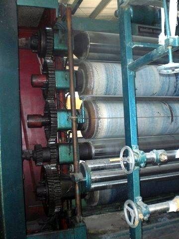 Ramisch, 3 Cylinder Calender, 1990, 2200mm Working Width, 2 Steel and 1 Paper Cylinder