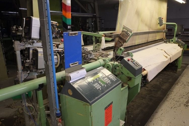 Dornier, HTV8/J-320, 1991, Rapier Loom, 3200mm Working Width, Staubli CX860 Jacquard, 8 Colors