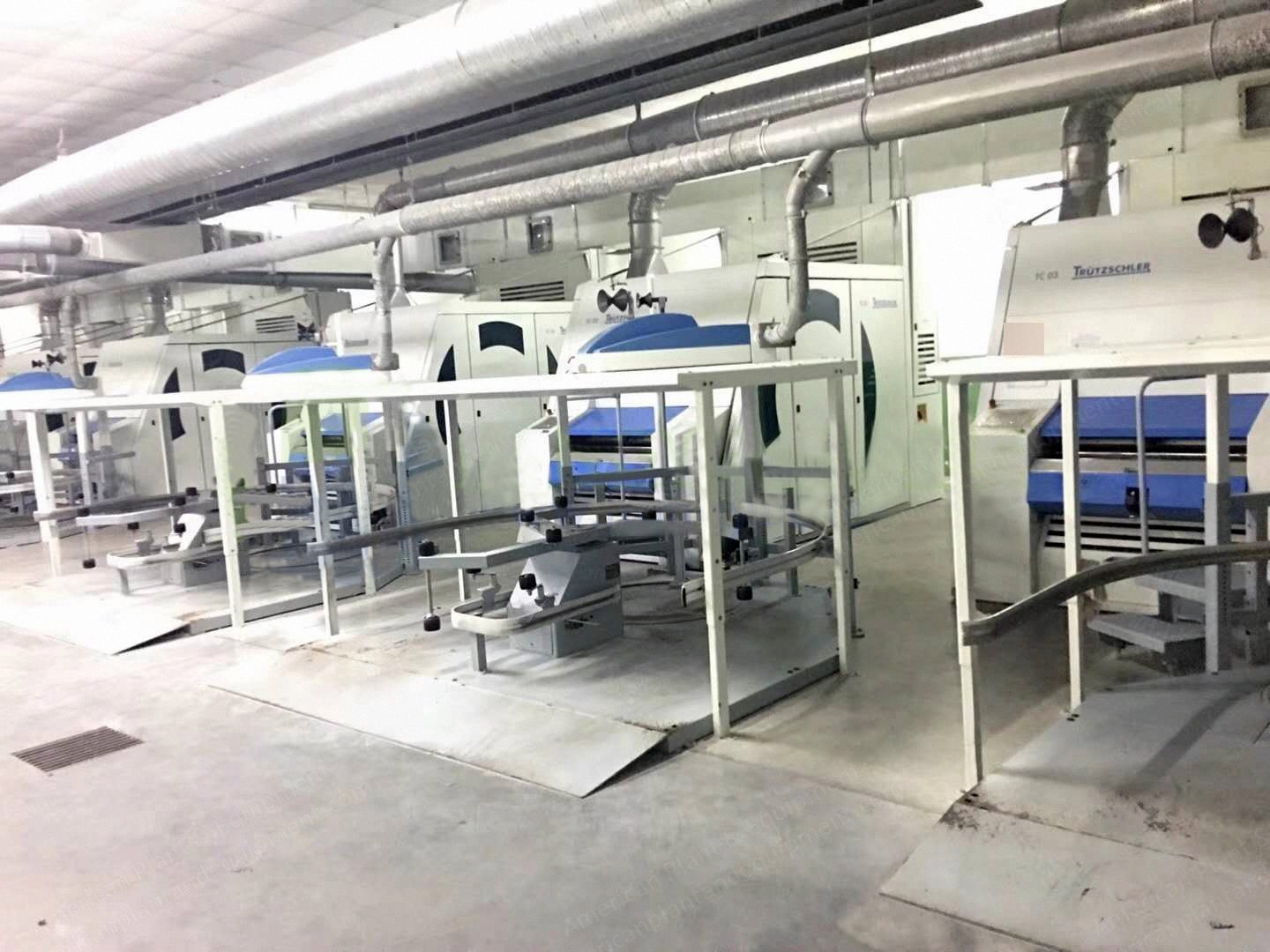 Trutzschler, TC03, 2005, with Blow Room Line, Can Size 36x42, Autoleveller Feed, 16 Sets