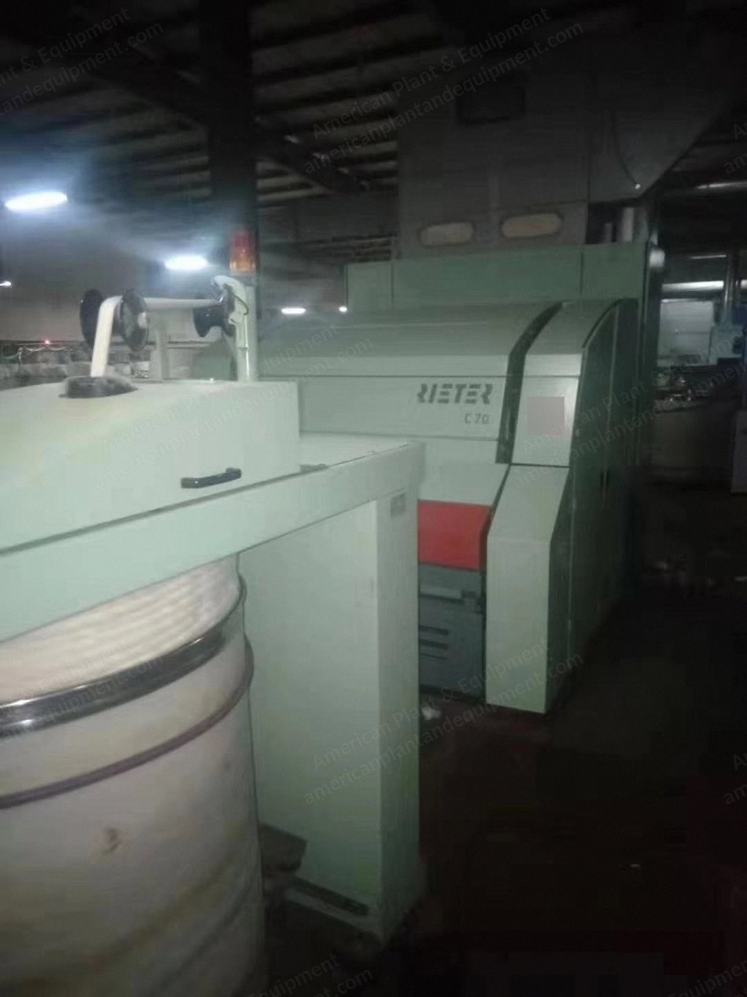 Rieter, C70 and C601, 2012 to 2013, Carding Machines, Can Size 1000x1100mm, Cotton