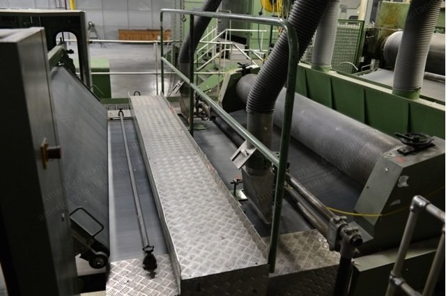 Trützschler, Spinnbau, Ramisch Kleinewefers, Edelmann Nonwoven Thermobonding Line, 1993, 2500mm Width