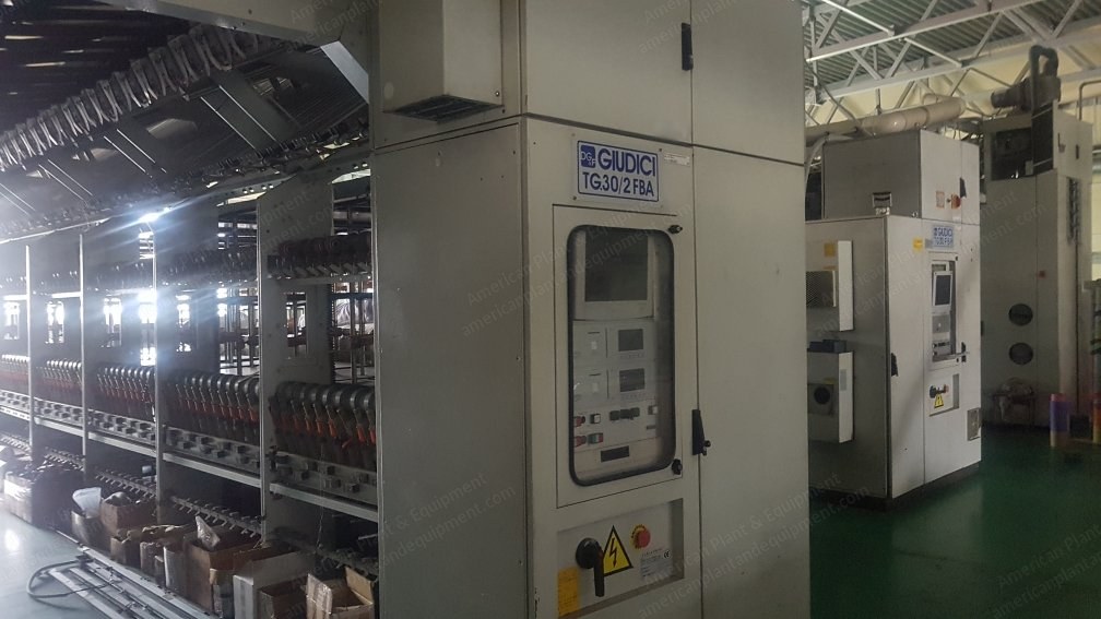 SSM Giudici, TG 30 FBA, 1999, Friction Texturizing Machine, 108 Texturizers, 54 Workplaces