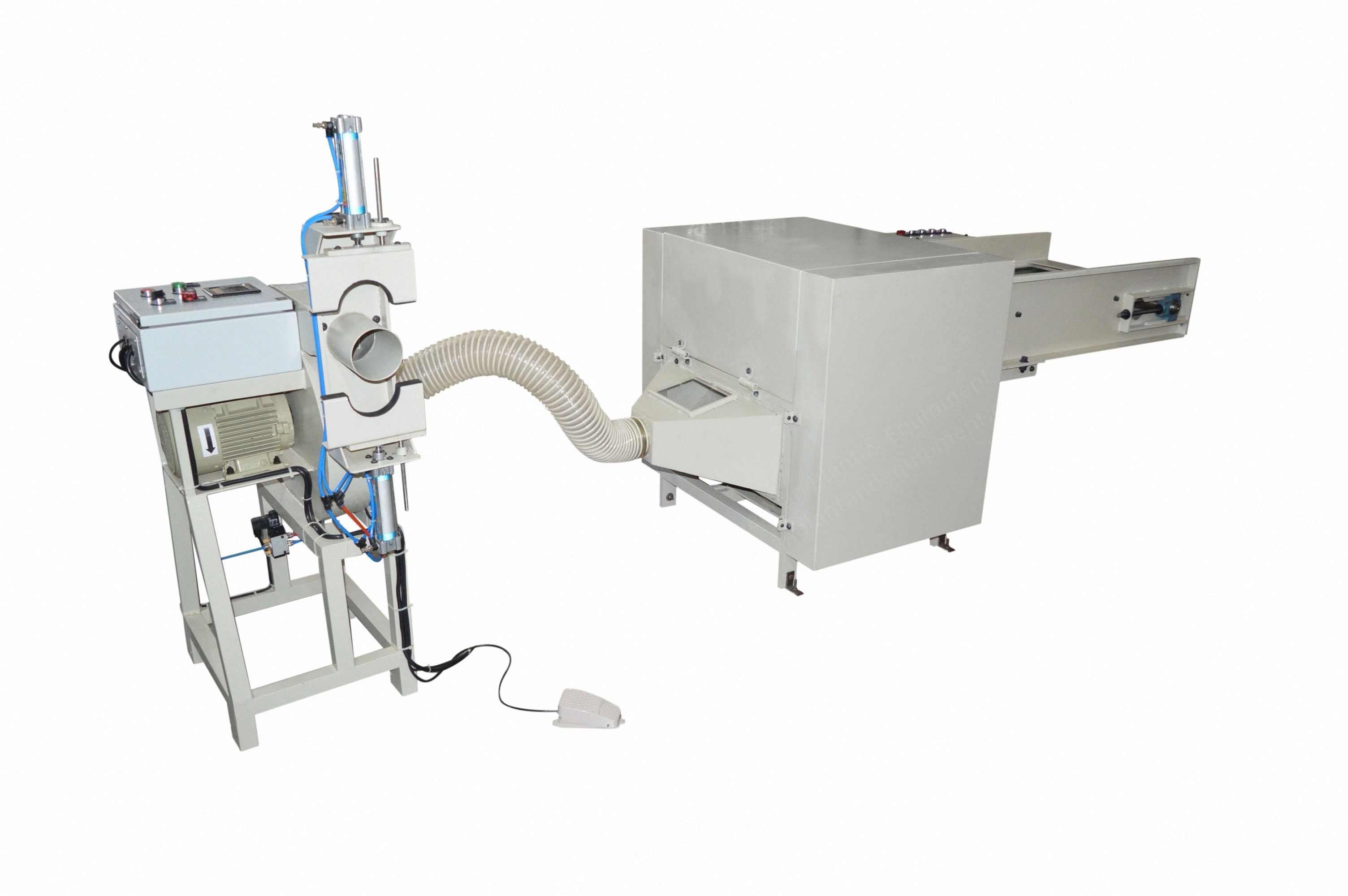 NovaStar, MPF-100-AUTO-CL, Automatic Polyester Fiber Opening and Blow Filling Machine, 100-120 kg/hr Capacity, 1 Filling Station, 6.25 kW