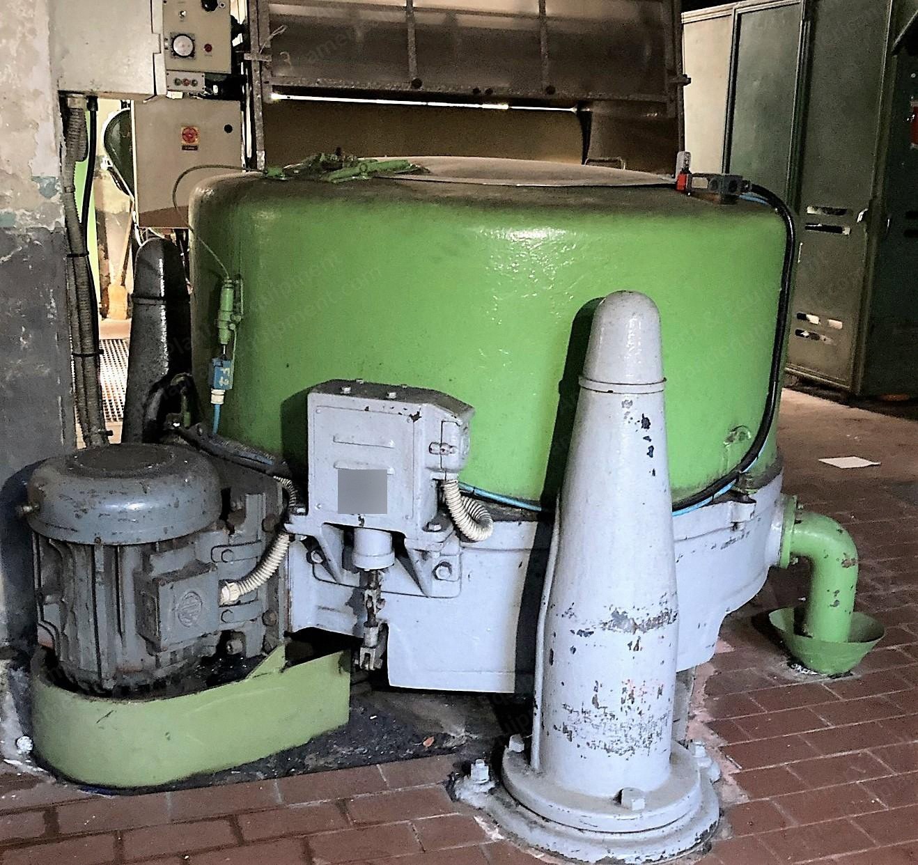 Soc. An. Comi Centrifugal Hydroextractor, 1250mm Diameter, 130 kg Capacity