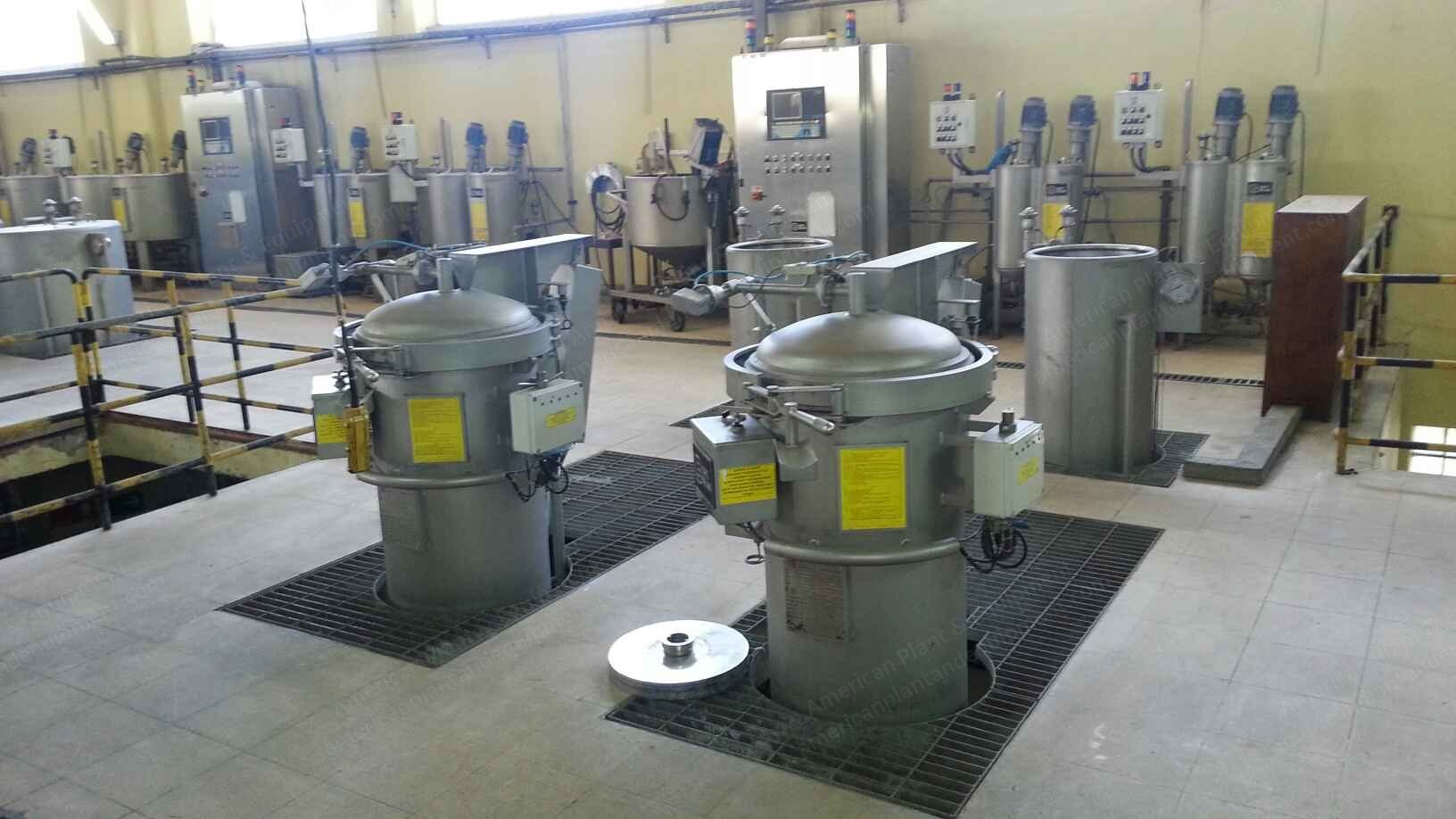 Loris Bellini, Dyeing Equipment for Top, 2003, 8x Dyeing Machines, 2x RF Dryers, Centrifuge, Press