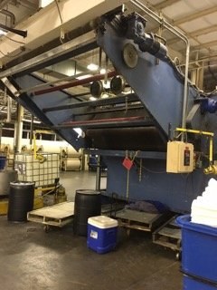 Santex Single Pass Conveyor Dryer, 115 Inches Wide, 7 Zones, Gas Fired