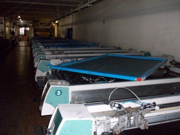 Reggiani Flat Bed Printing Machine, 2003, 2100mm Width, 14 Colors