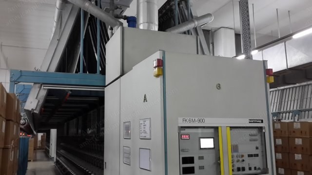 Barmag, FK-6 M 900, 1989/1990, Manual Yarn Texturizing Machine, 216 Spindles