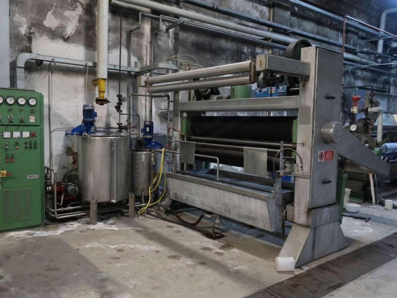 Beta Dyeing Padder, 2100mm, 1989, with Mixing Kitchen
