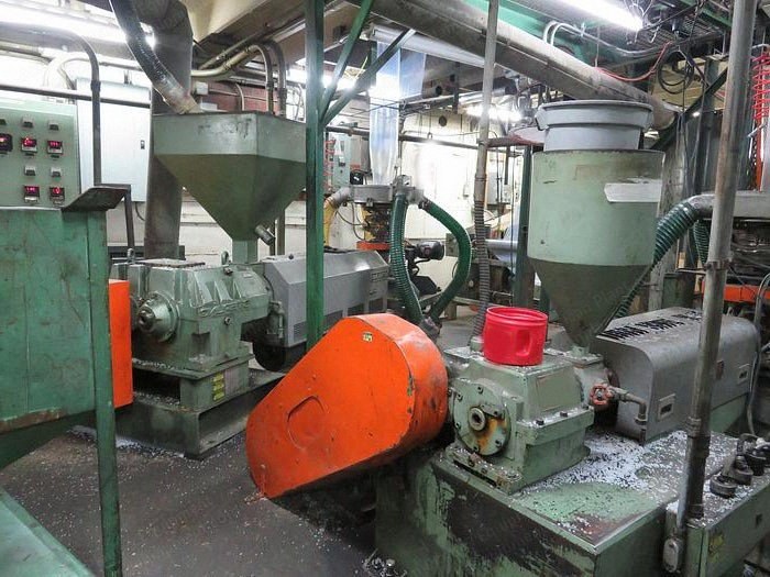 Johnson, 1.5" Blown Film Line, 1" Die, 30 HP, 24" Nip