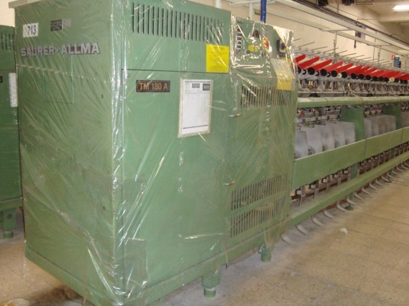 Allma Saurer, TM180A, 1989-1991, 156 Spindles, Feeding 2x4", Soleil System Exit