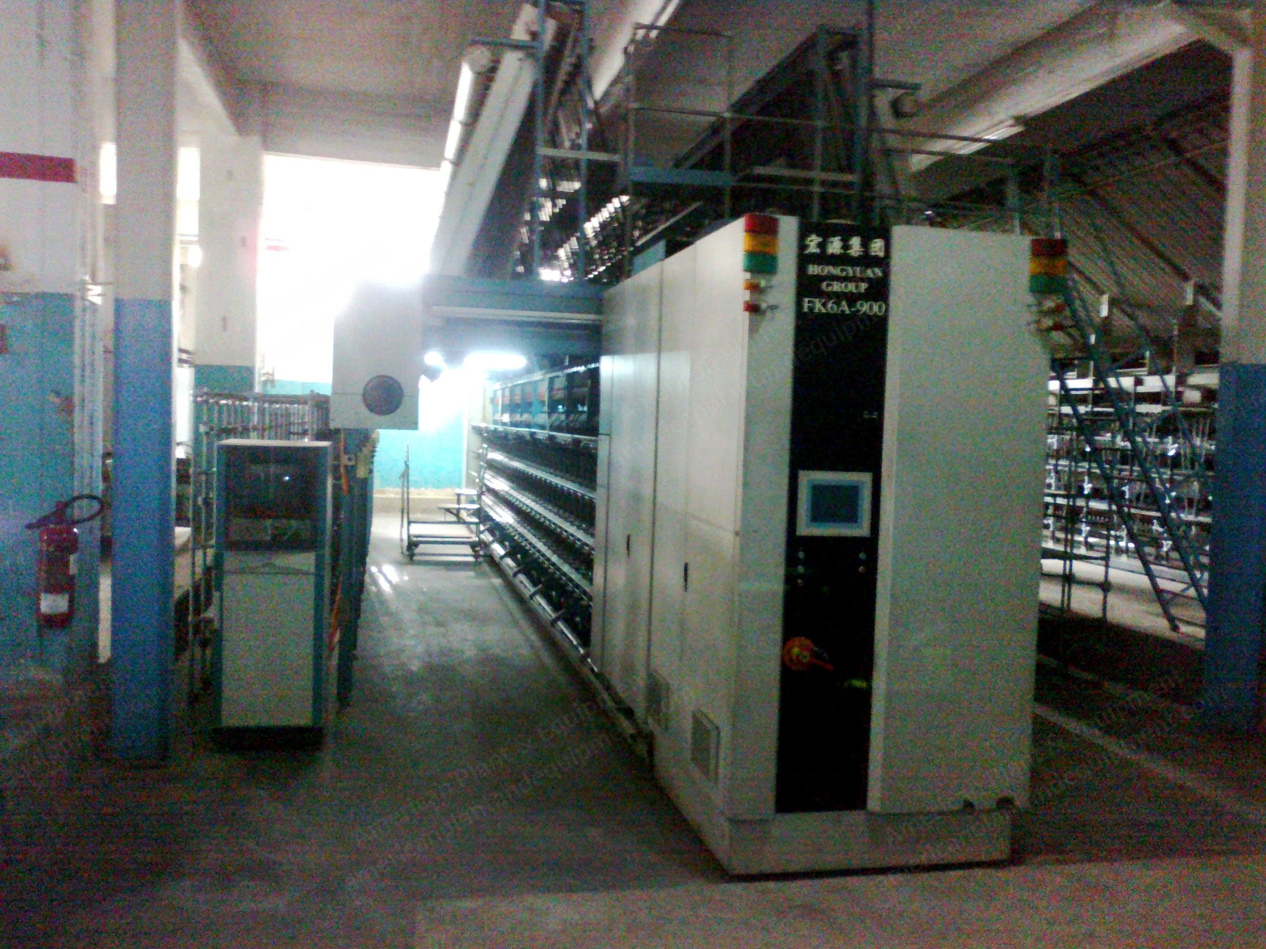 Barmag, FK6A-900, 2002, 216 Spindles, OLT Quality Control Device