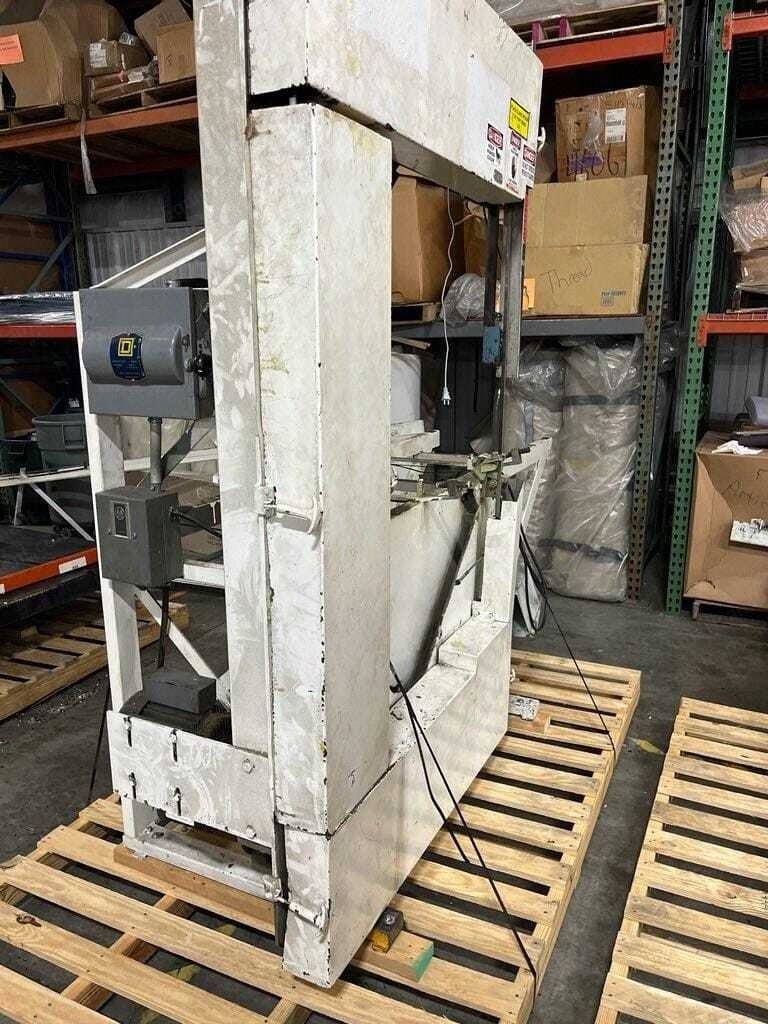 Edge Sweets, A-2, Vertical Tilting Foam Band Saw, 24in Cutting Height, 11ft Table Length, 0-45° Tilt