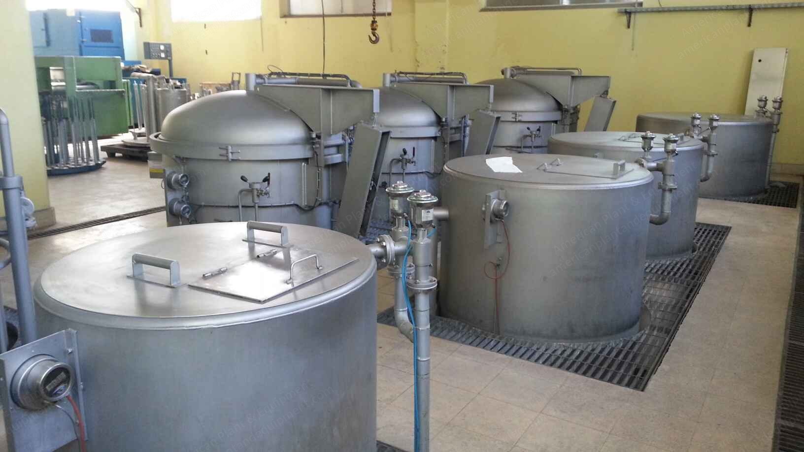 Loris Bellini, Cone Dyeing Mill, 2003, 9 Machines, Yarn Capacity up to 390 kgs