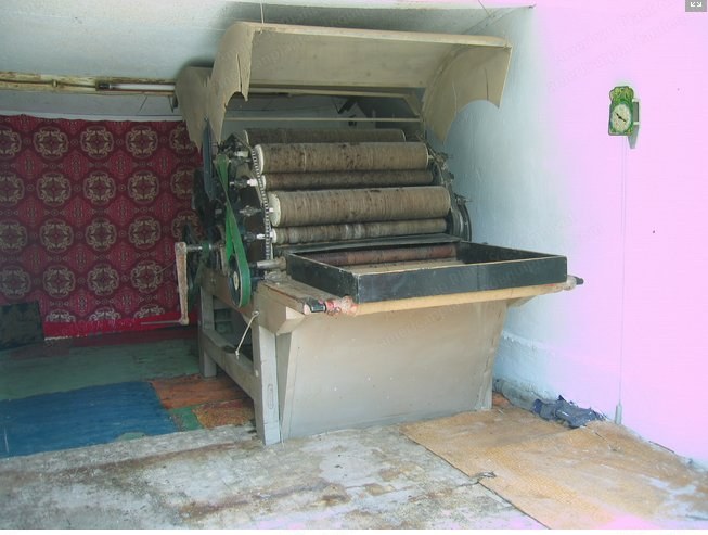 Kaspichan, Pelz, 1860, 1700mm Width, Antique Wool Spinning Machine