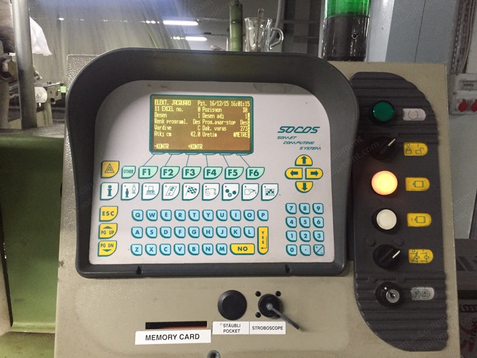 Somet, Super Excel, 1999/2001, 3400mm, Bonas Jacquard, 2688 Hooks