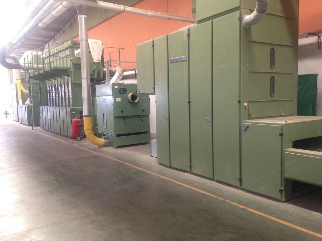 Complete Open End Cotton Spinning Plant, Trutzschler, Rieter, Schlafhorst, 1996 to 2014