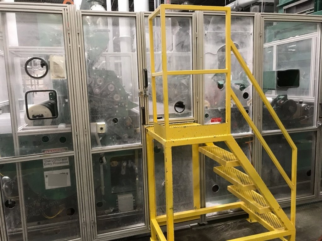 Fehrer, V21 / K12, Airlaid Card Complete Nonwoven Line, 2400mm Working Width, Fleissner Vario Air Oven