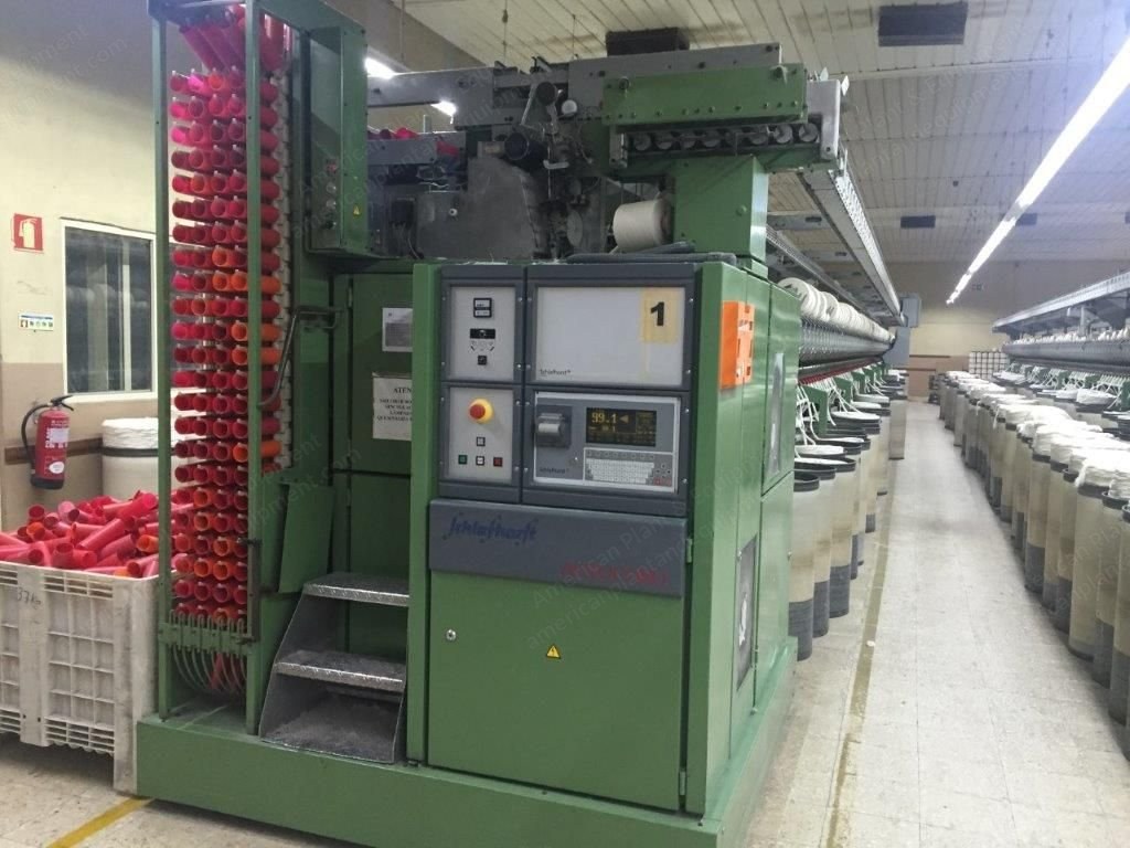 Schlafhorst, ACO 288, 1996, 216 Rotors, SE9 Open End Spinning, Uster Corolab 7