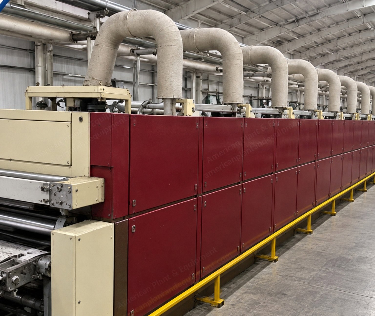NovaStar, DG634, Stenter, 2008, 2,200mm and 2,400mm Roller Widths, 10 Chambers, Steam Heated