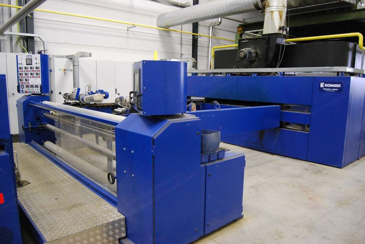 Icomatex, Tenter, 2010, 3200mm, 5 Chambers, Gas Heated, Mahlo RFMC-76 Straightener