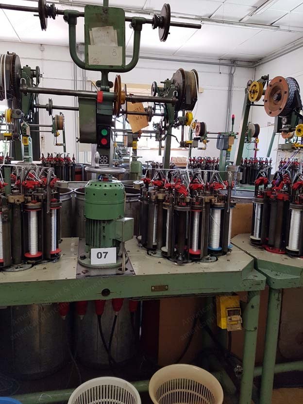 Herzog, HP 12-12/100, Braiding Machines, 12 Carriers, 100mm Pitch