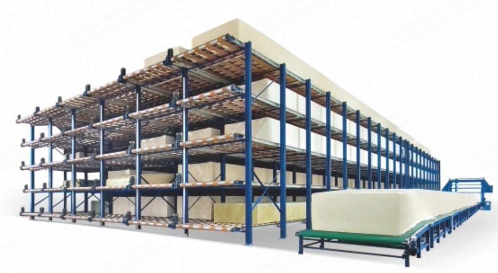NovaStar, FH119, Foam Bun and Block Rack Storage System, 2300mm Conveyor Width, Motor Control