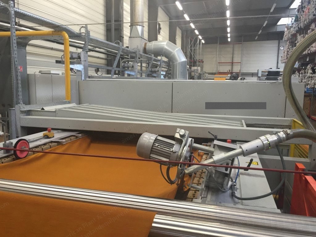 Monforts Montex 6500 4F Twinner, 2012, 2200mm working width, pin chain, 4 zones, gas heating