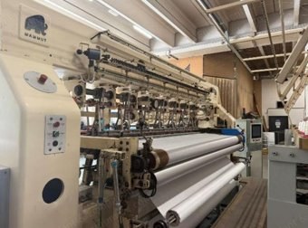 Mammut, VMK 3 250 CNC 601, 1996, Multineedle Double Chain Stitch Quilting Machine, Width 2580mm, 90 Needles, 900 RPM