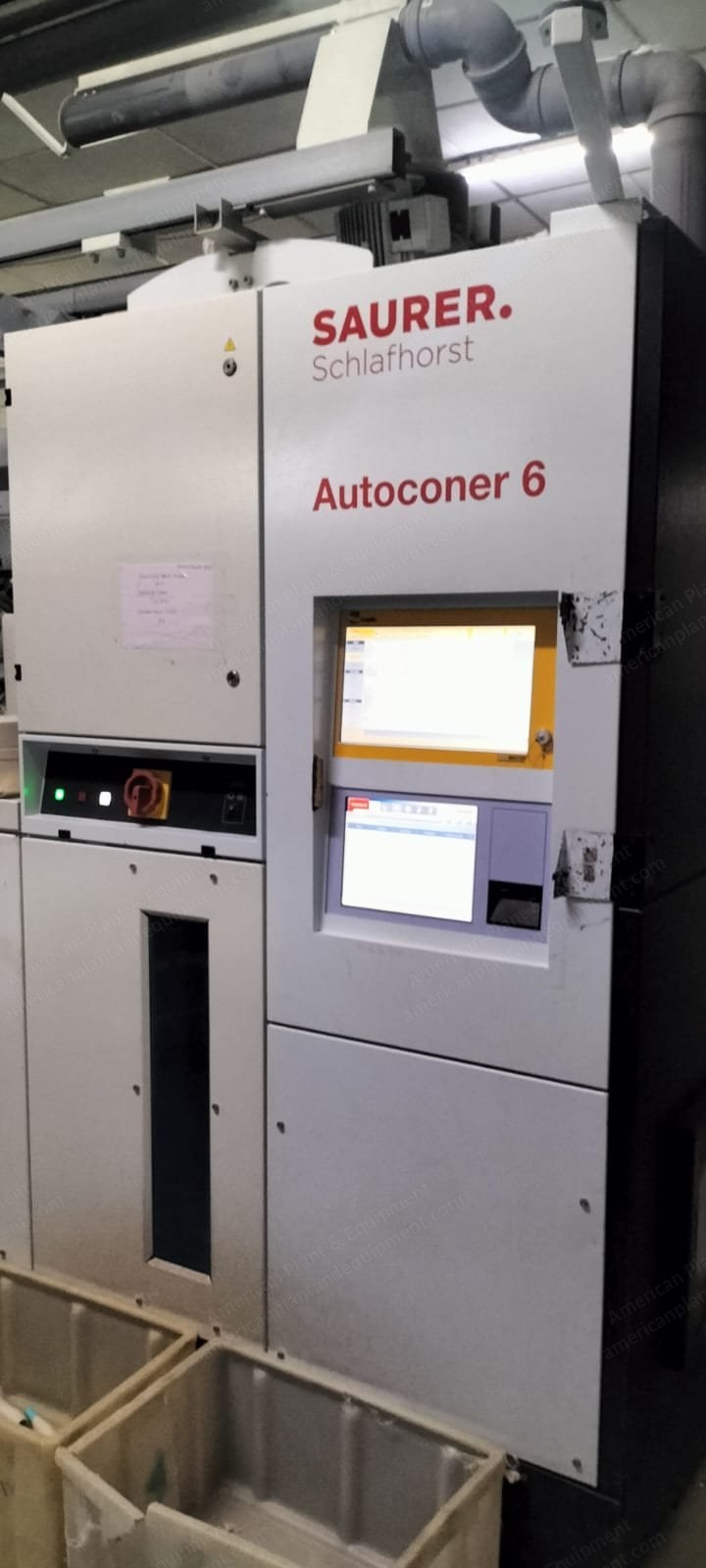 Saurer Schlafhorst, AC6, 2015, Autoconer, 70 Positions, Traverse 6", Conicity 4°20’