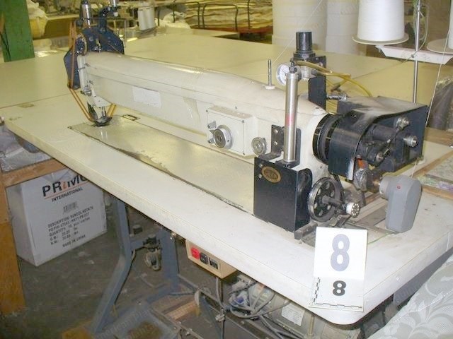 Galkin, Primo M-3012, Long Arm Sewing Machine, with Table, Motor and Cone Holder