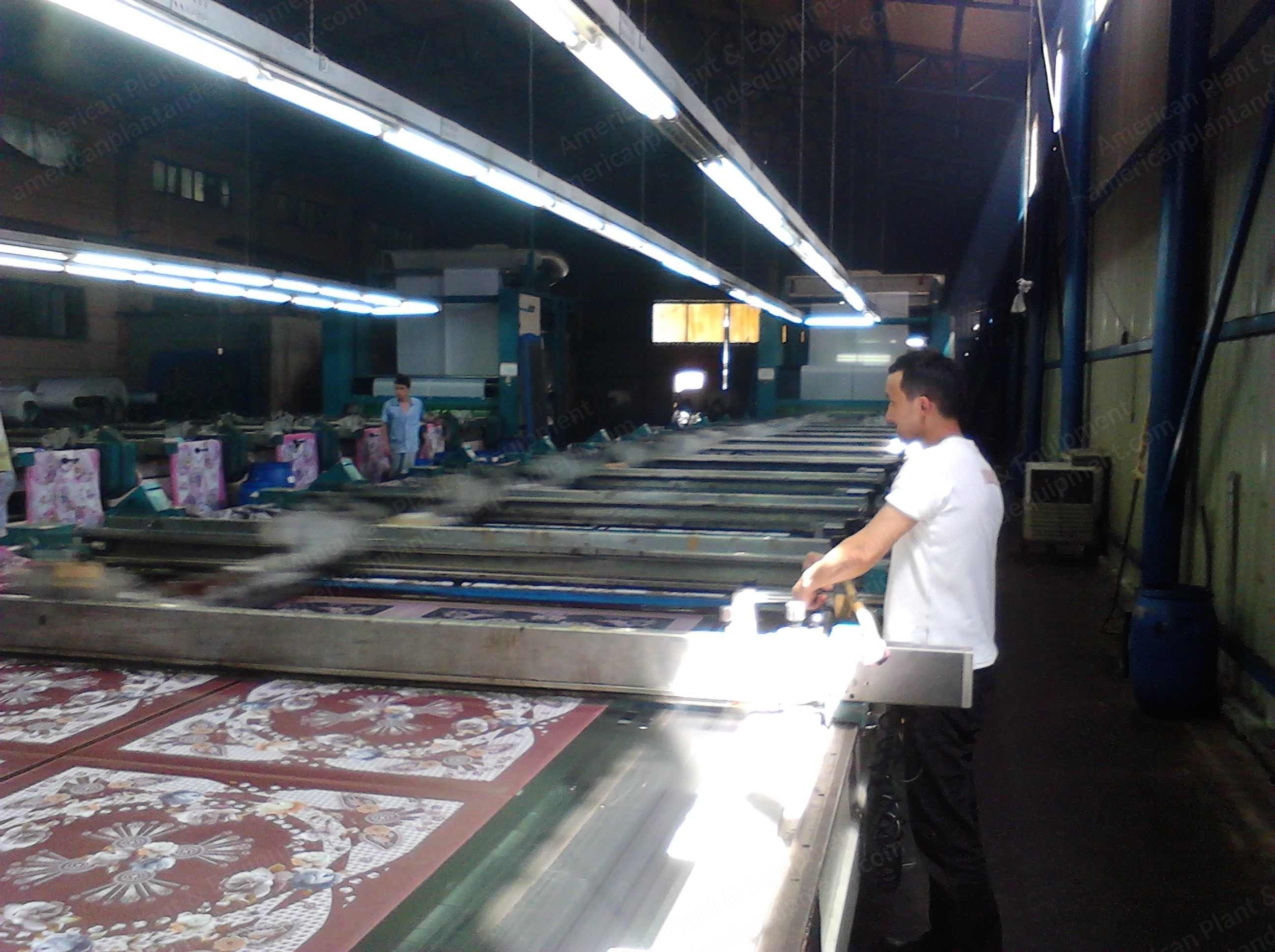 Buser, 2004, Flatbed Printing Machine, 2400mm, 12 Colors, 3 Chambers Dryer