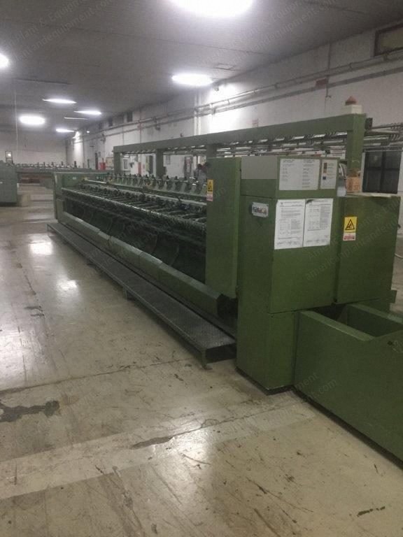 Zinser, RM450, 2001, Worsted Ring Spinning Line, 648 Spindles, Linked with Schlafhorst 338 Winder