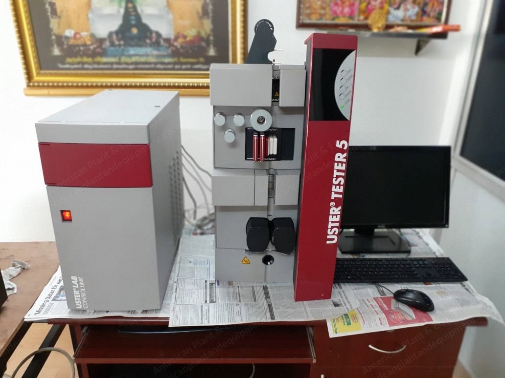 Uster, Tester 5, 2012, with OH Module, CS Module, Yarn/Sliver/Roving Stand
