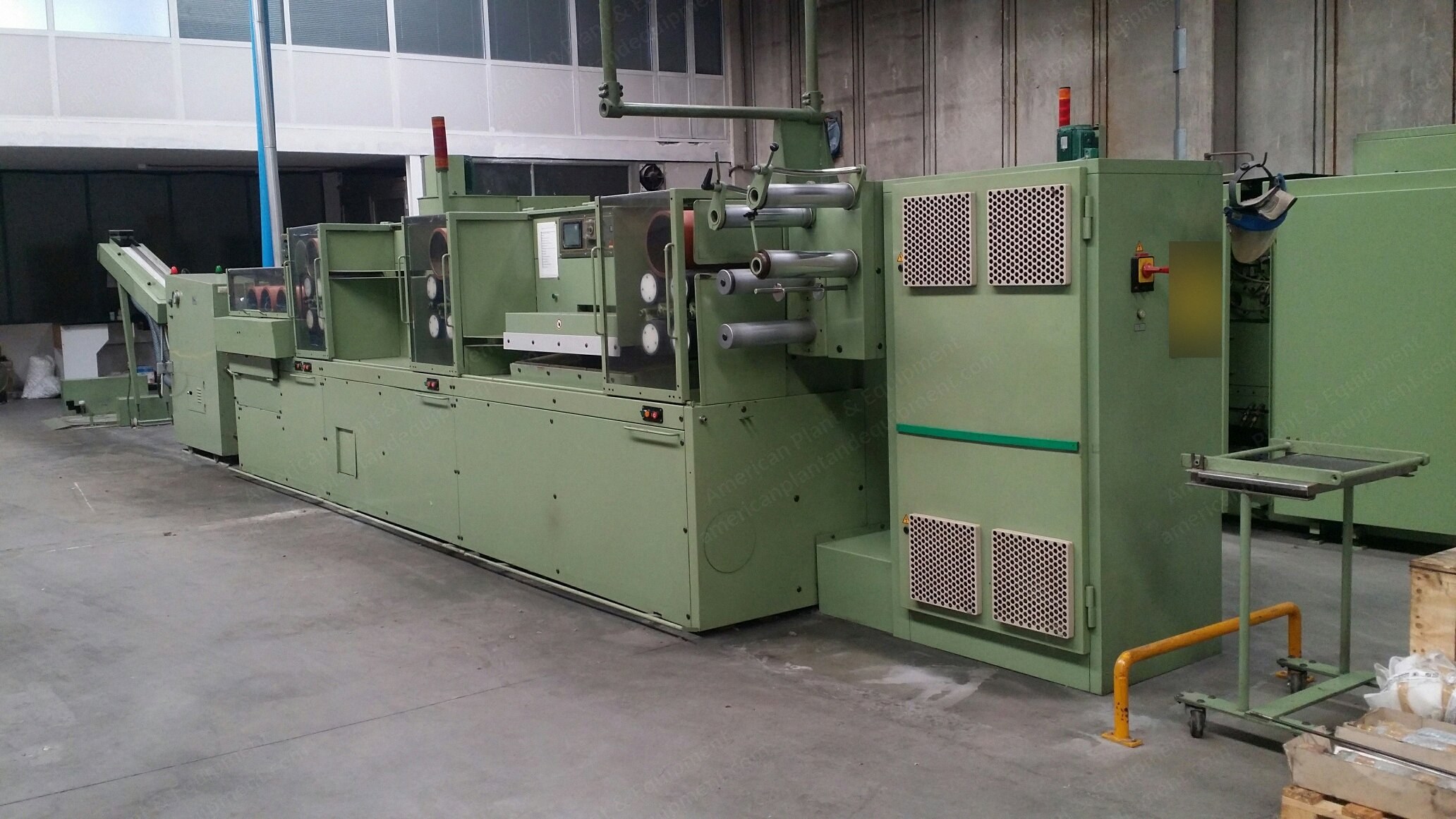 NSC Schlumberger, TB-10, Stretch Breaking Machine, Upgraded TB-11, with Creel, Heater Plates, Steamer Device