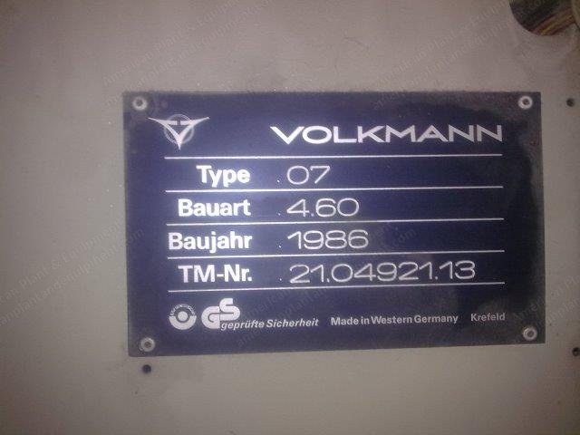 Volkmann, VTS 07, 1986, Two-for-One Twister, 180 Spindles, Duo Pot, 4º20 Volcojet