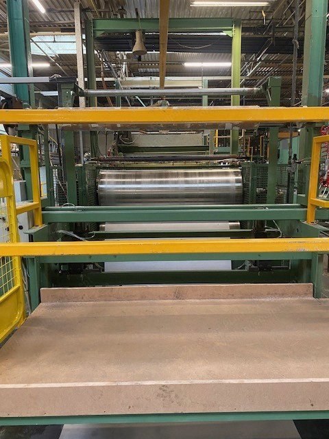 Schaetti Powder Coating and Lamination Line, 1600mm, 1989