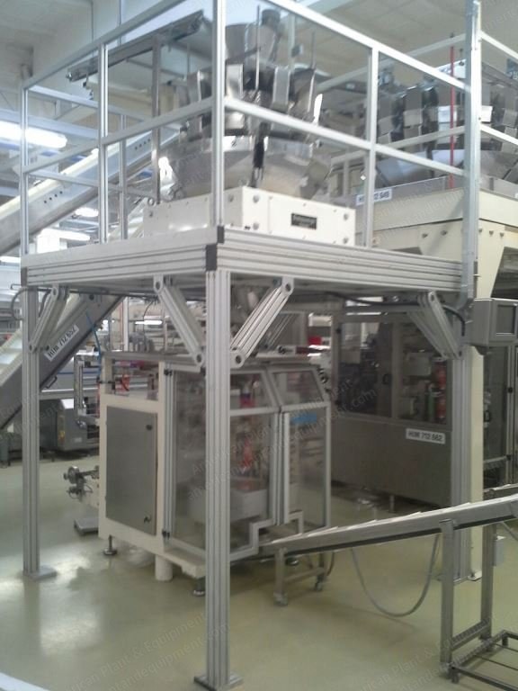 Kopas, JK 260F-K, 2000, Bagging Line, Yamato ADW-410MD 10-Head Weigher, Max Bag Width 260mm