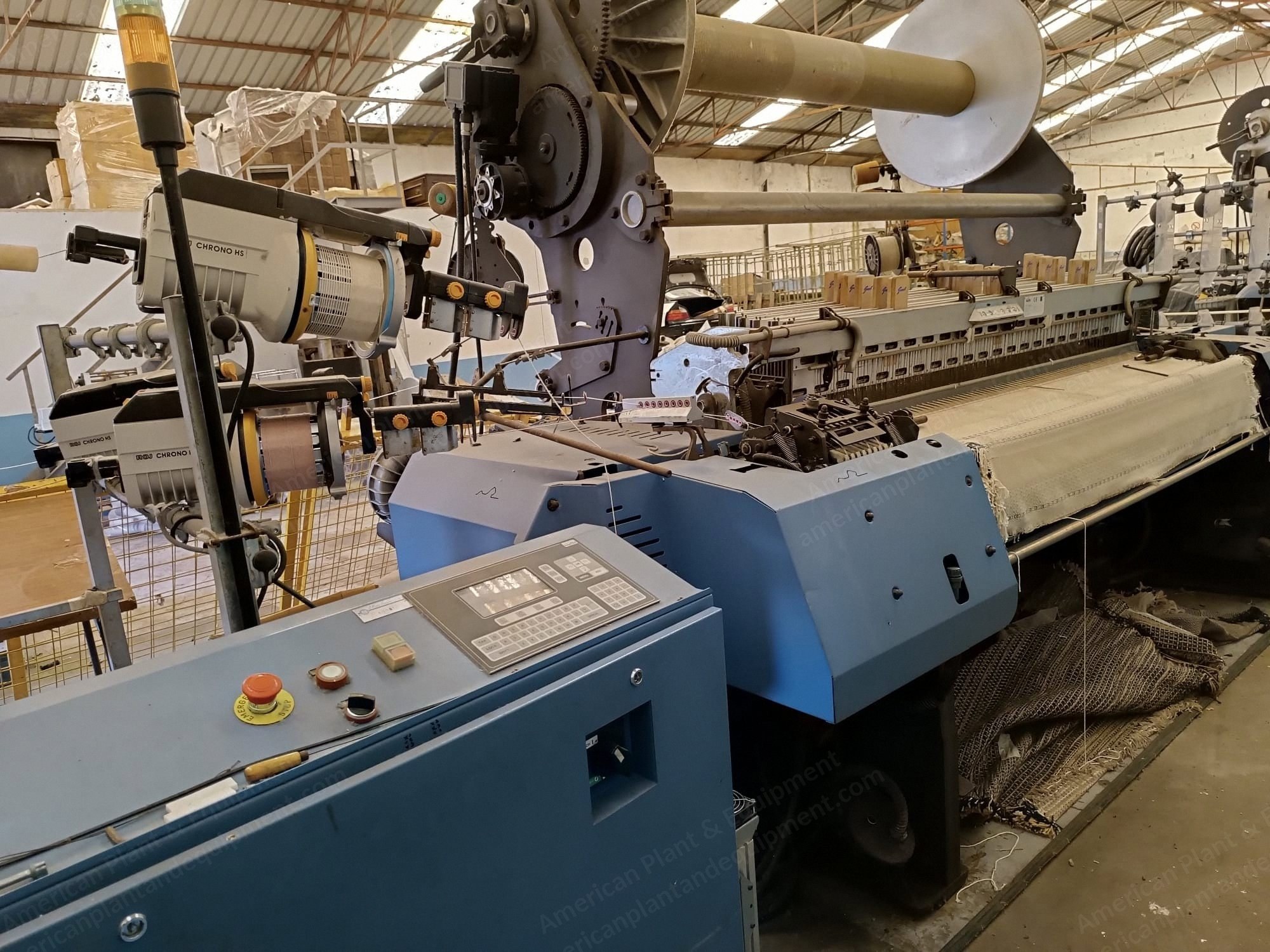 Panter, E5 X P, 2004, Rapier Loom, 1900mm Width, Staubli Dobby 2668, 8 Colors