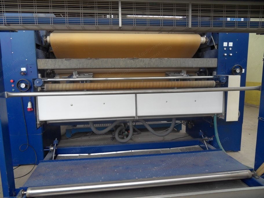 Heliot, HC2000 GL, 2001, Sanforizing Machine, 2600mm, with Corino Batcher
