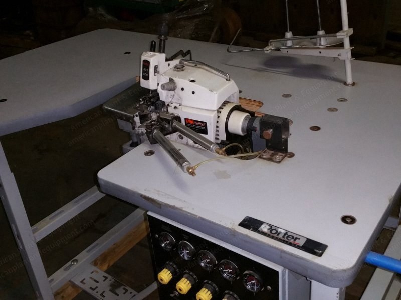 Porter, Capper Model 401-500, Complete with Table, New Motor, Needle Positioner