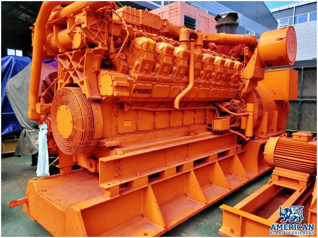 Caterpillar, 3516, 1993, 2000kW, 60Hz, 3.3kV, 300 Hours