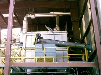 English, 600 HP Waste Fired Boiler, 1995, 250 PSI, with 500 kW Elliott Steam Turbine Generator