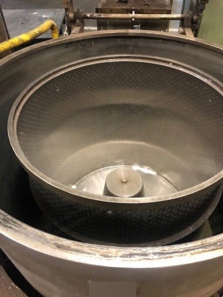 Muhlmann, Hydro-Extractor, 1993, 1225mm Basket Diameter, 1000 kg Capacity, 700 RPM